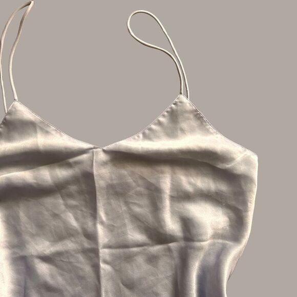 Vintage Lilac Purple Satin Camisole - Picture 3 of 5